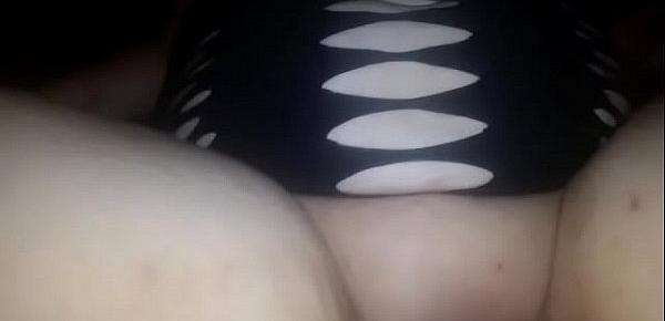  Getting my wife spun out to stretch and  fist her ass until she squirts all over her gapping whole